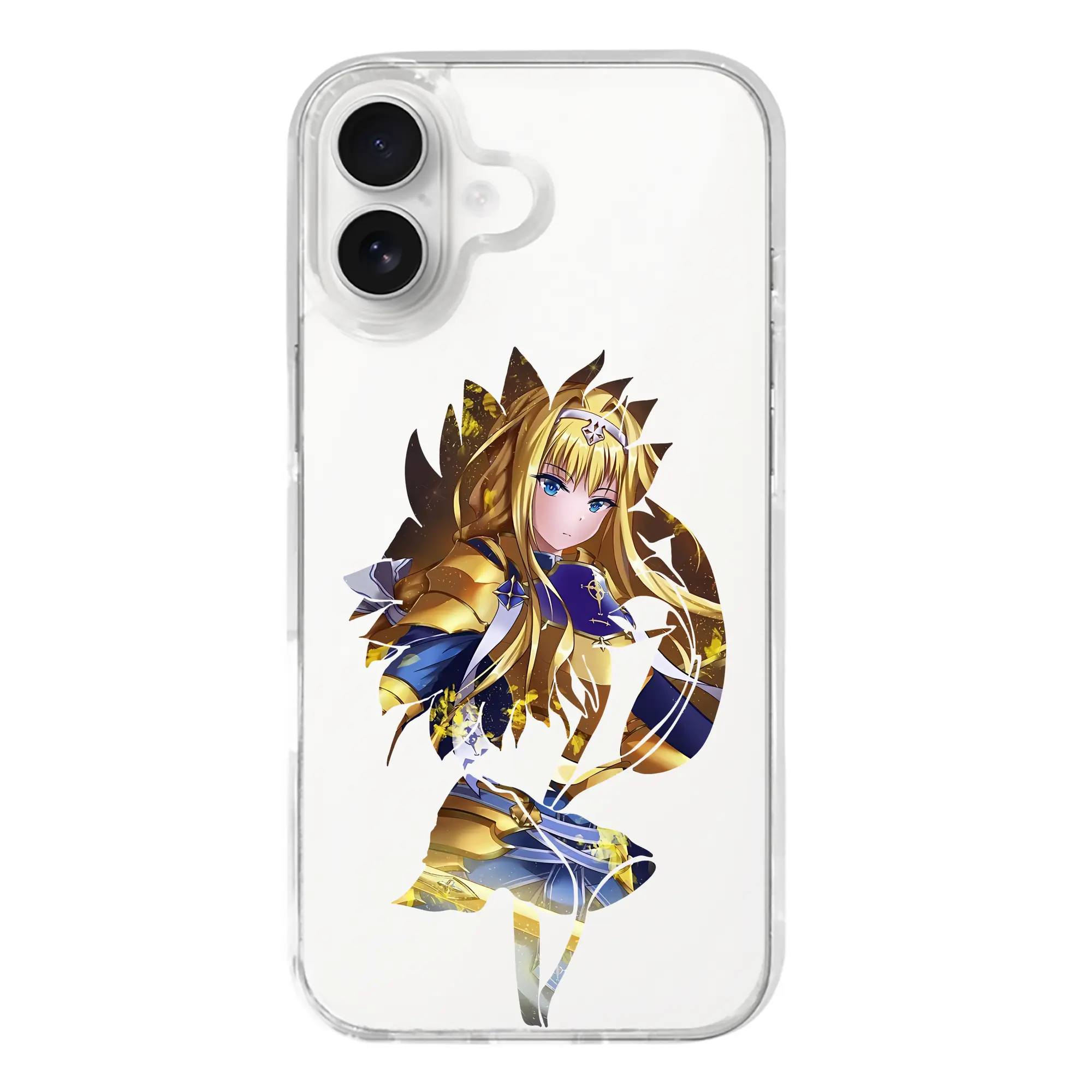 ソードアートオンライン グッズ アリス・ツーベルク - iPhone 17シリーズ 透明スマホケース – 薄型・耐衝撃・精密フィット保護カバー